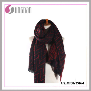 2015winter New Custom Cheap Cashmere Scarf Knit Tartan Scarf Thick Cashmere Scarf